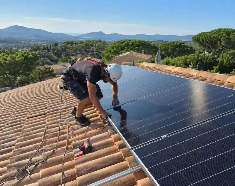 Installateur panneaux solaires Saint-Pantaléon — pose photovoltaïque sur toiture