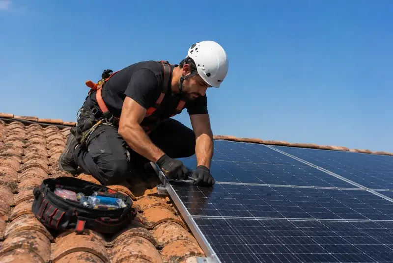 Maintenance et monitoring de panneaux solaires à Saint-Pantaléon