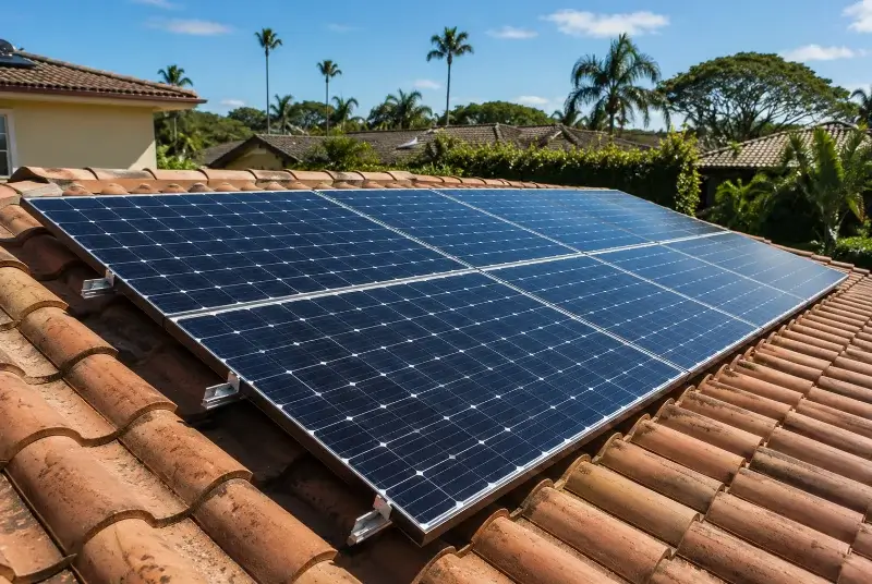 Installation de panneaux solaires à Saint-Pantaléon